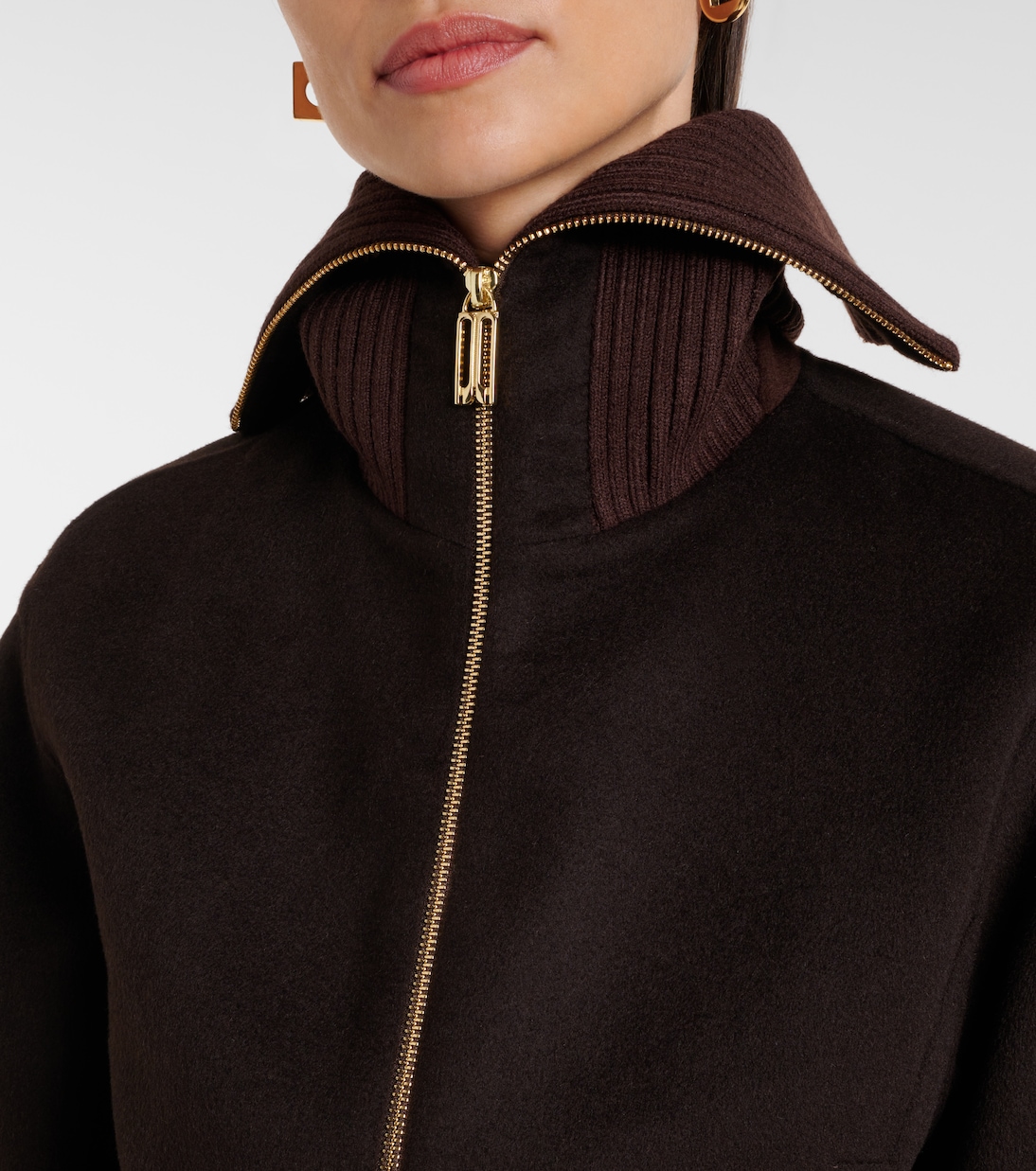 Bomber in lana e cashmere | Victoria Beckham