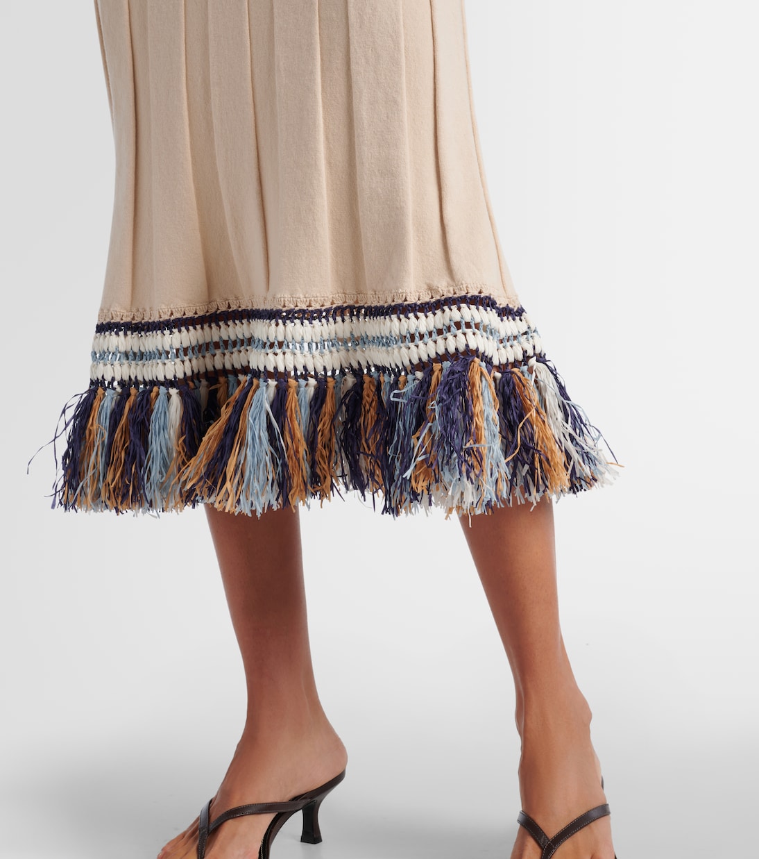 Midikleid Julianna aus Baumwolle und Kaschmir | Simkhai