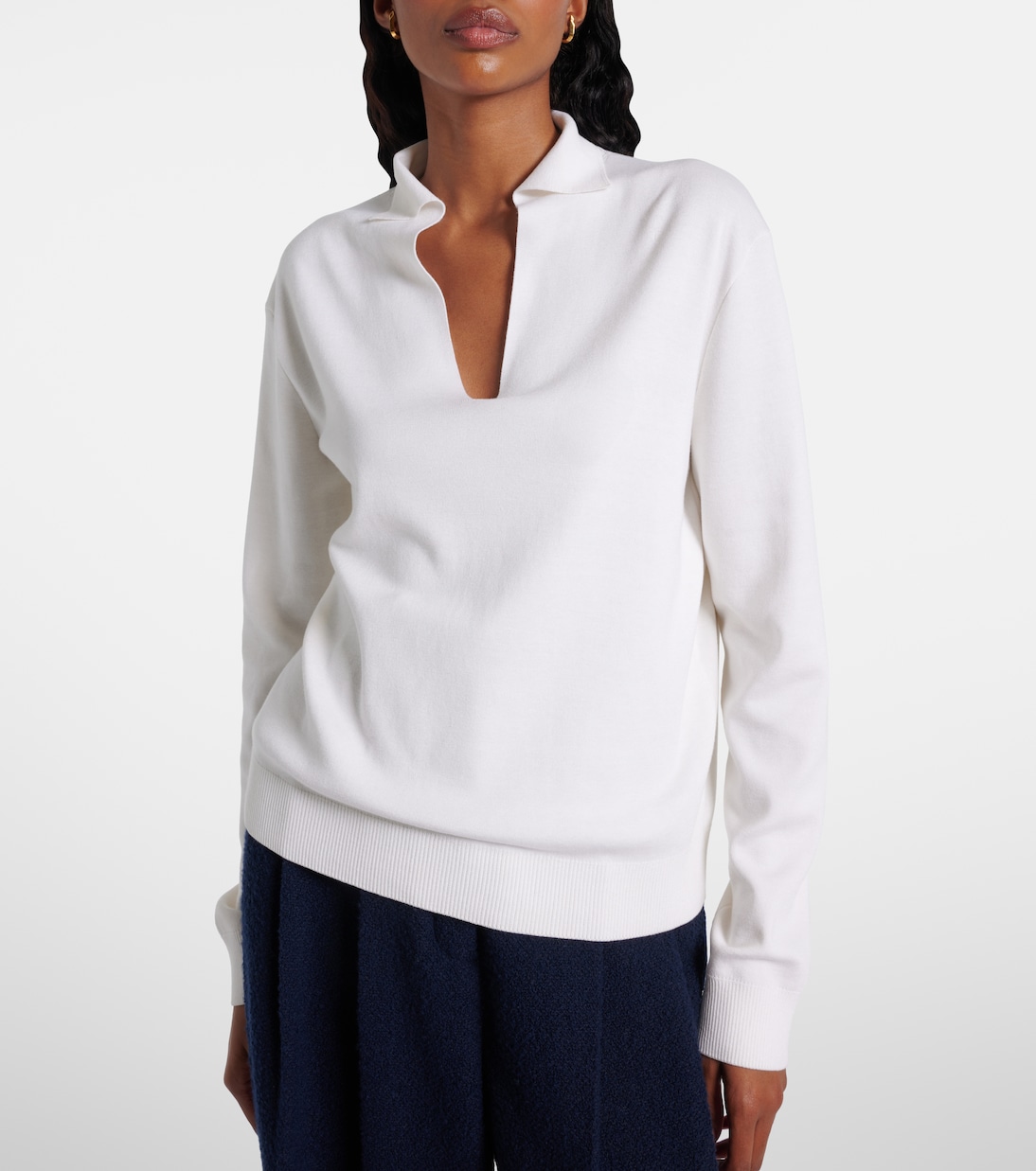 Polopullover aus Seide und Baumwolle | Loro Piana