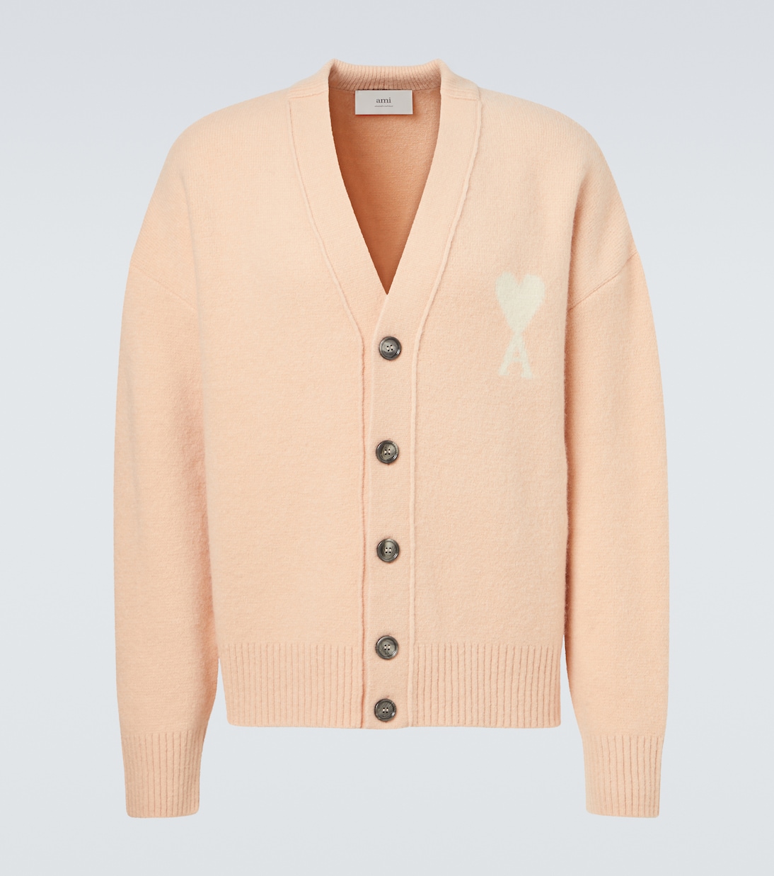 Ami De Cœur wool-blend cardigan | Ami Paris