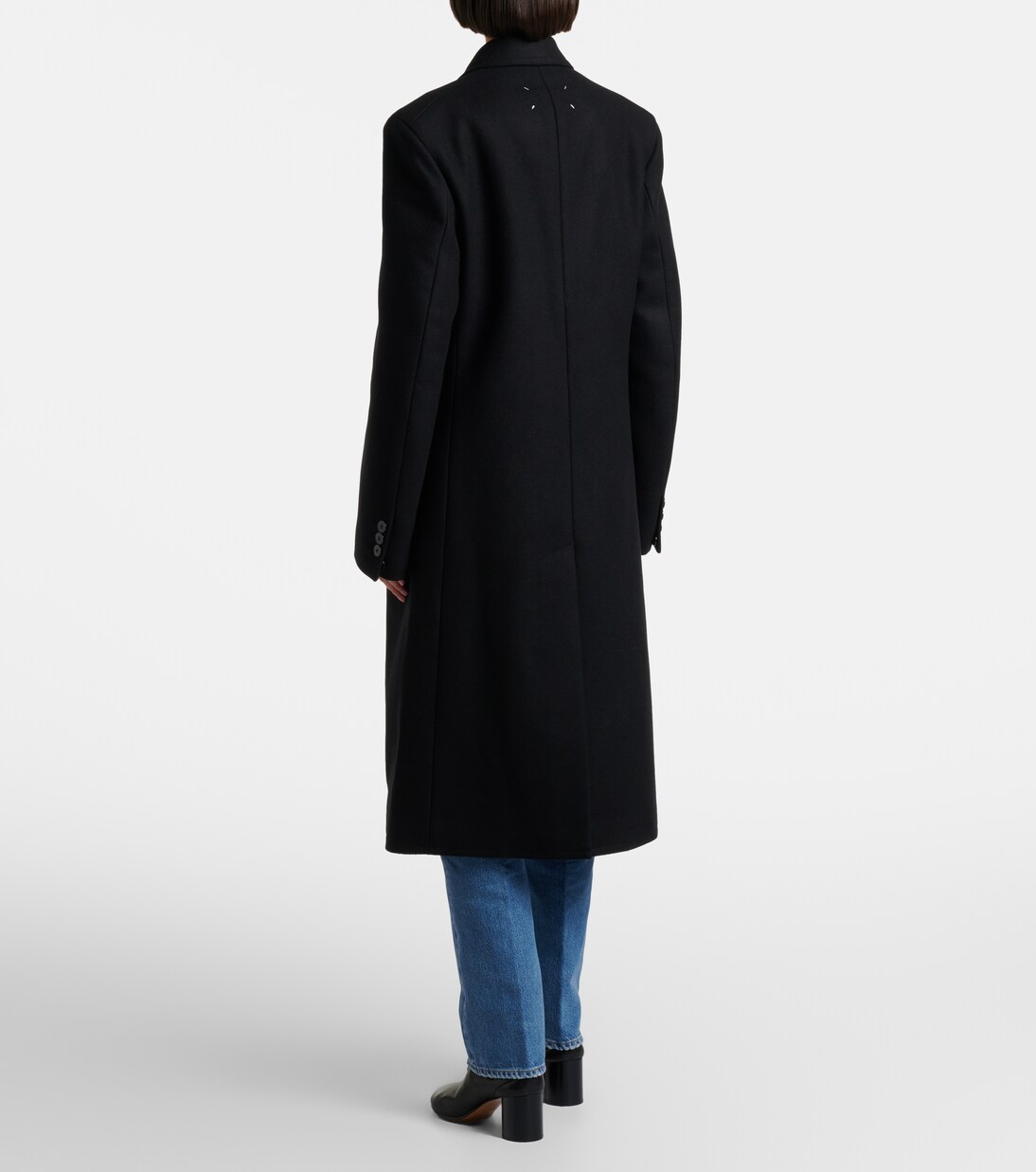 Double-breasted virgin wool coat  | Maison Margiela