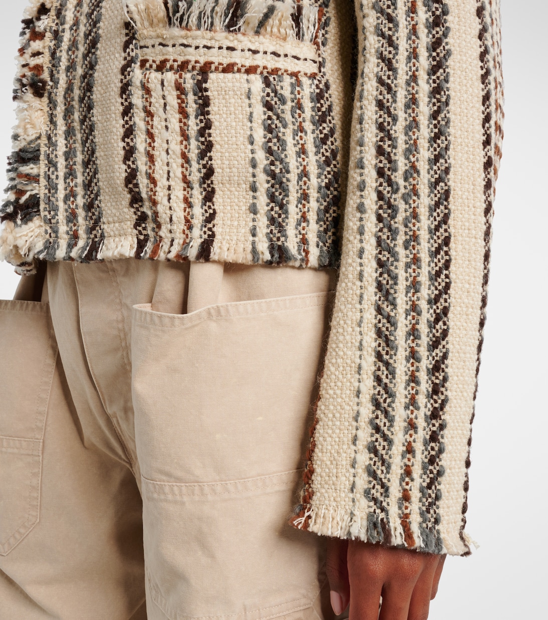 Izaria cotton and wool-blend jacket | Marant Etoile