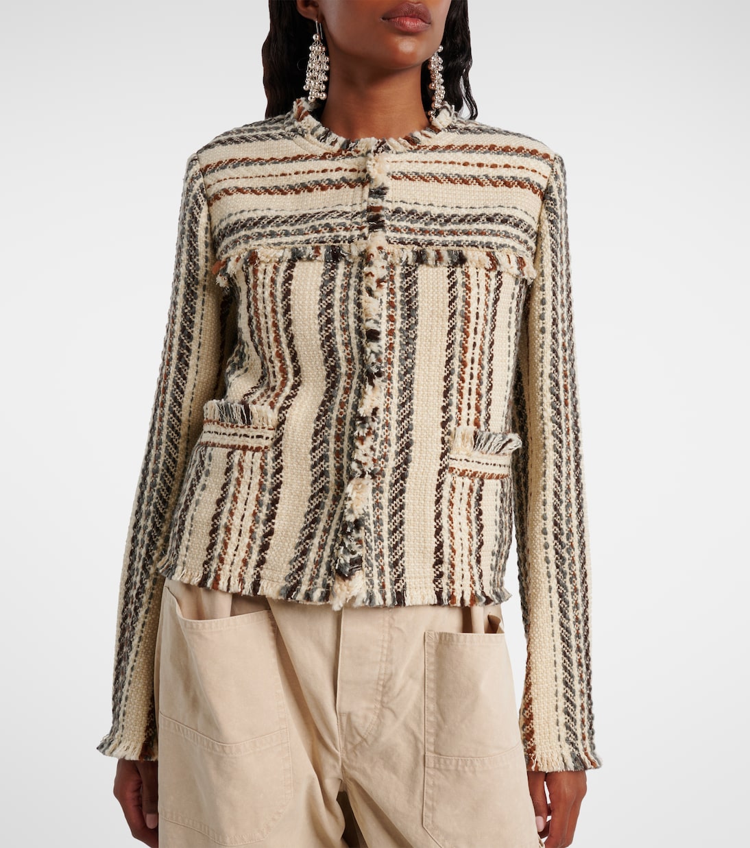 Izaria cotton and wool-blend jacket | Marant Etoile