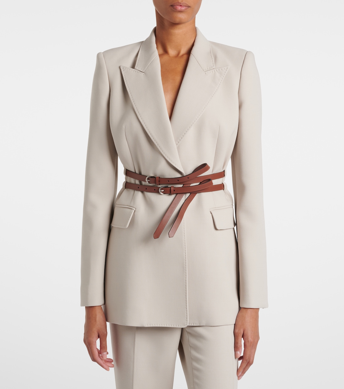 Belted wool blazer | Gabriela Hearst