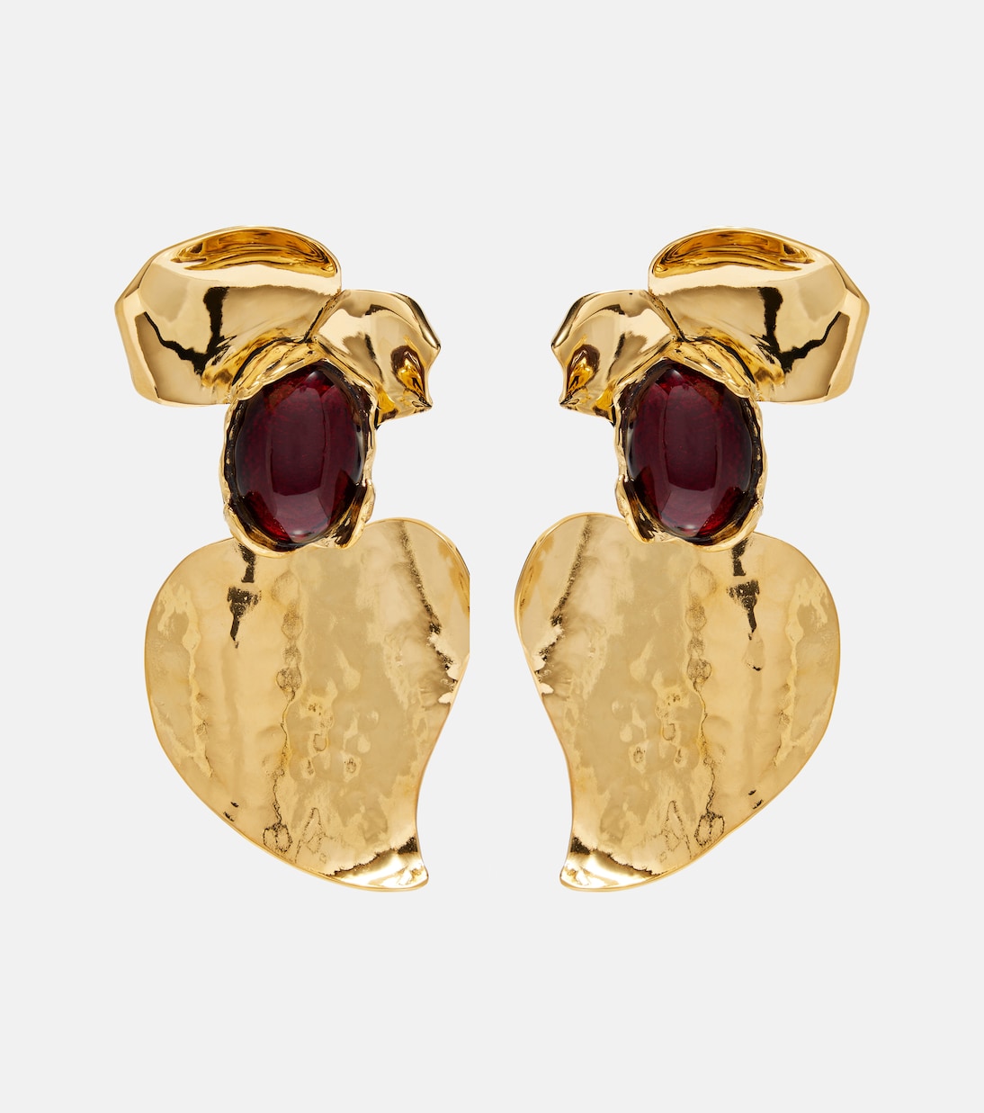 Boucles d’oreilles clip à ornements | Saint Laurent