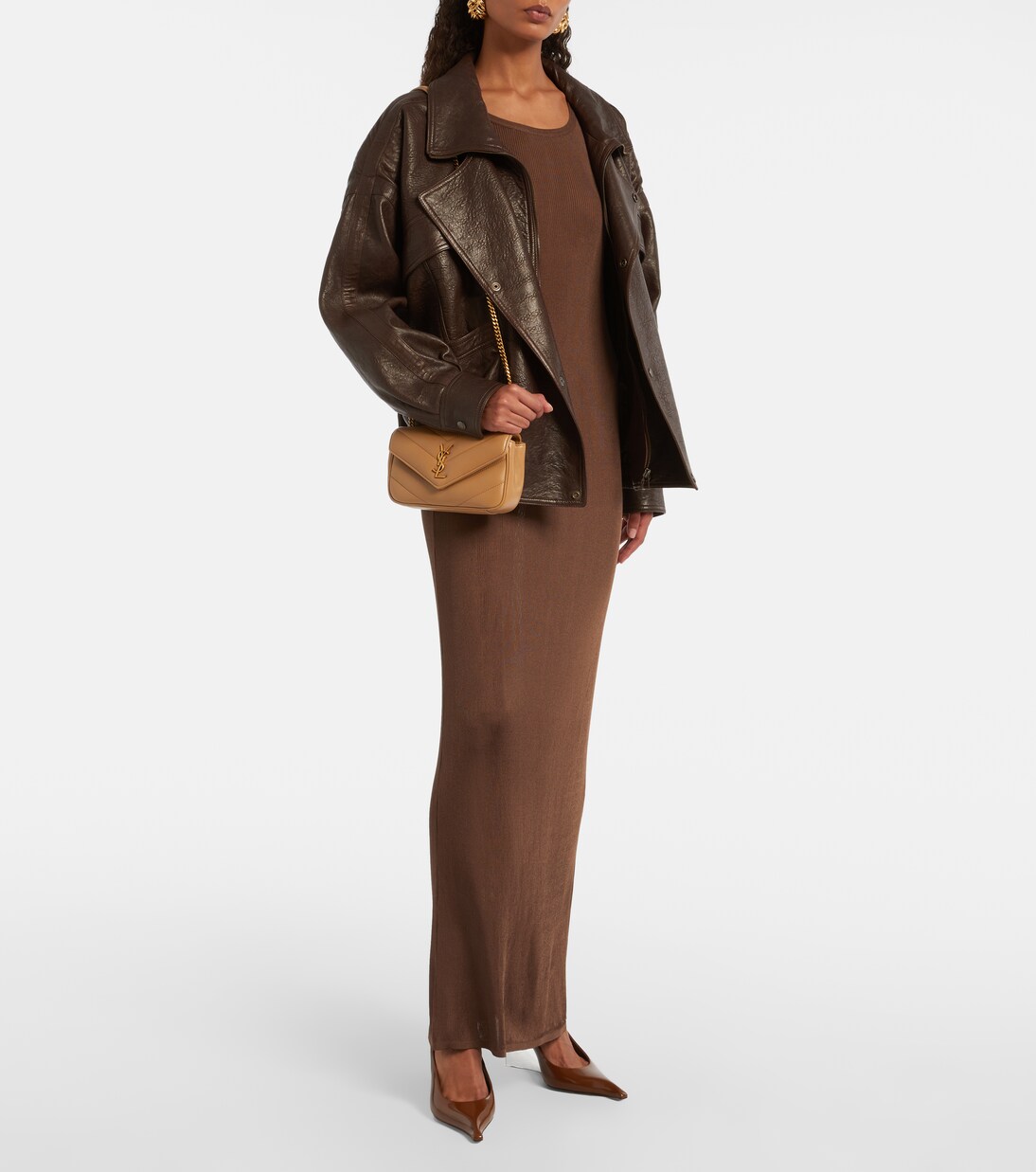 Lou Lou Mini leather crossbody bag | Saint Laurent