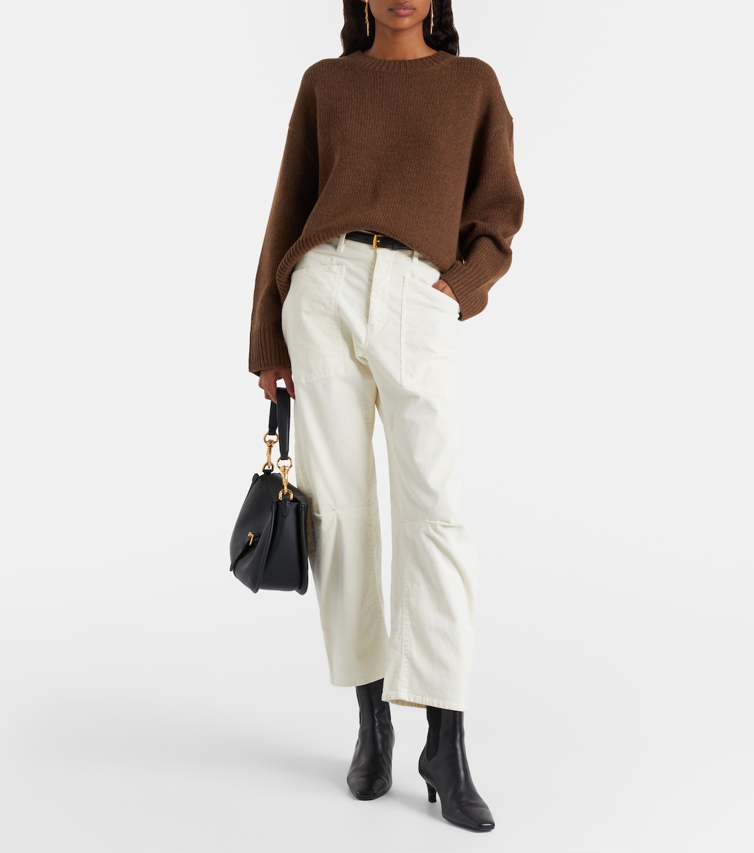 Shon corduroy barrel-leg pants | Nili Lotan