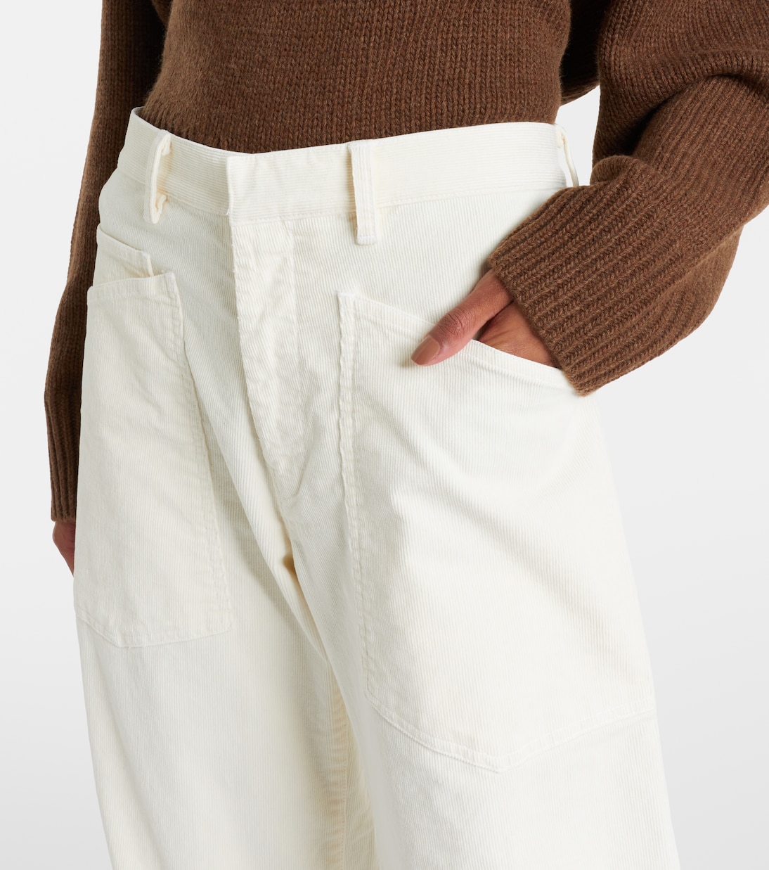 Shon corduroy barrel-leg pants | Nili Lotan