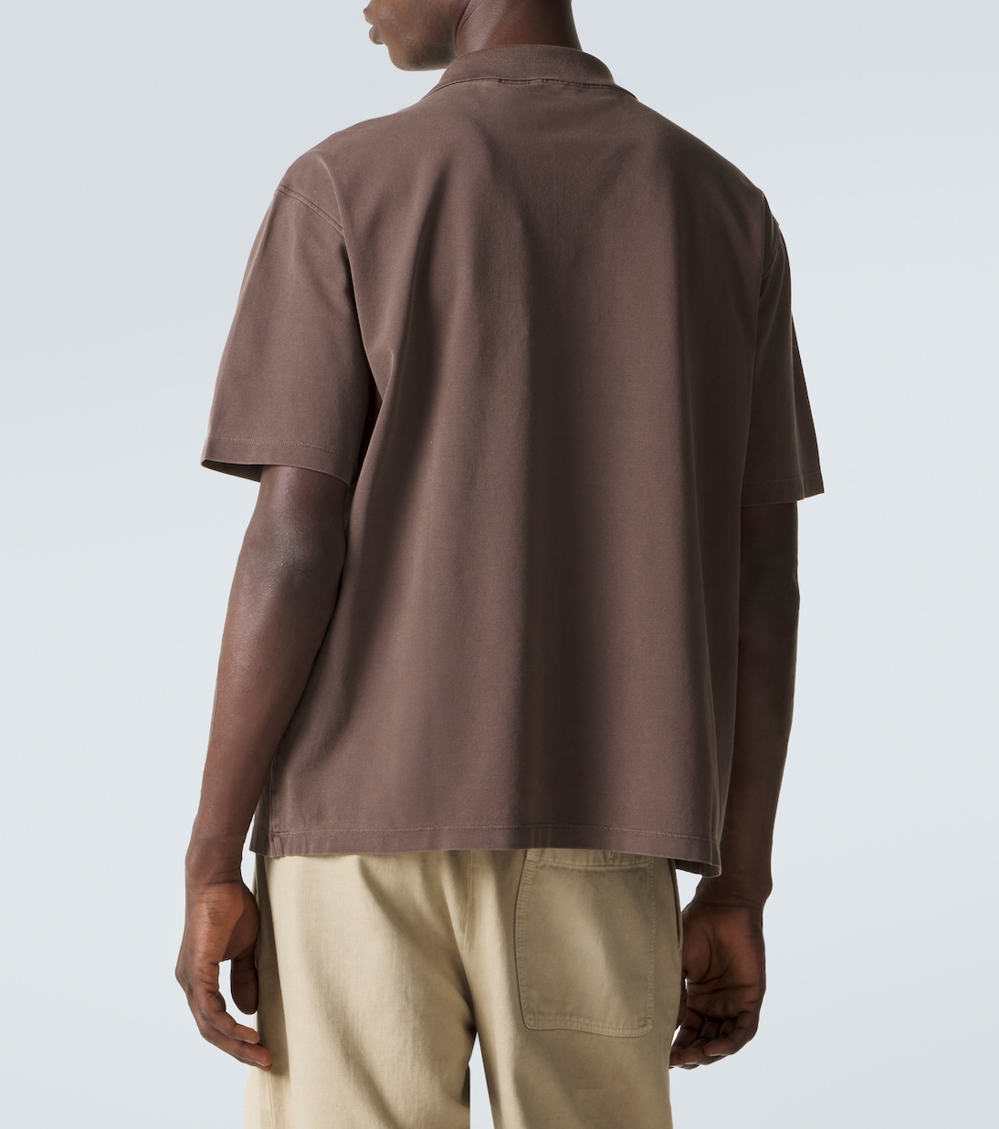 Cotton piqué polo shirt | Frame