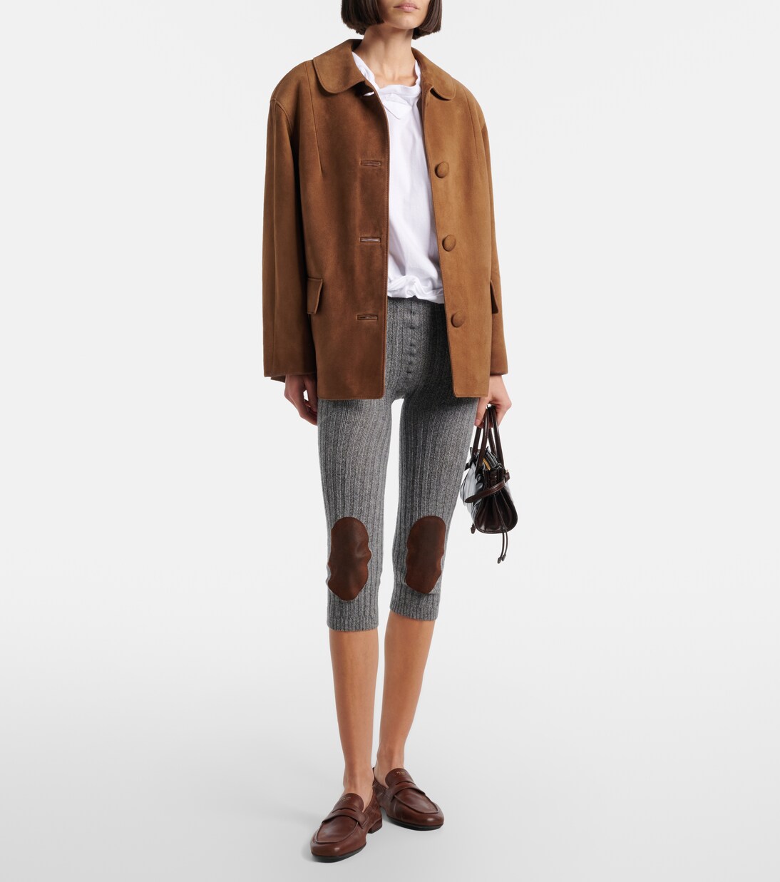 Caprihose aus Wolle und Kaschmir | Prada