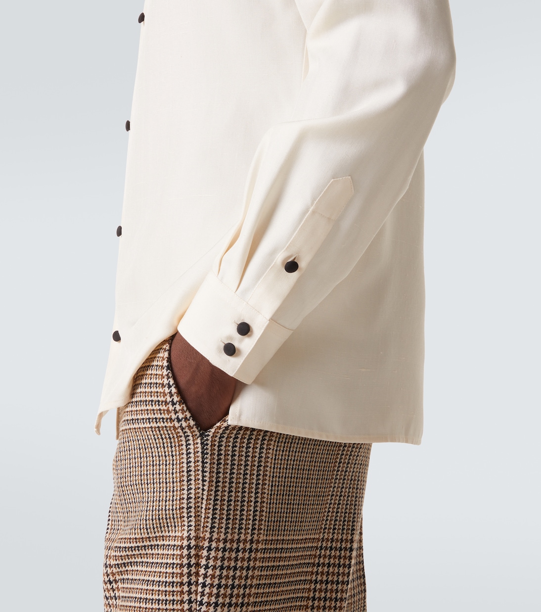 Silk shantung shirt | Valentino