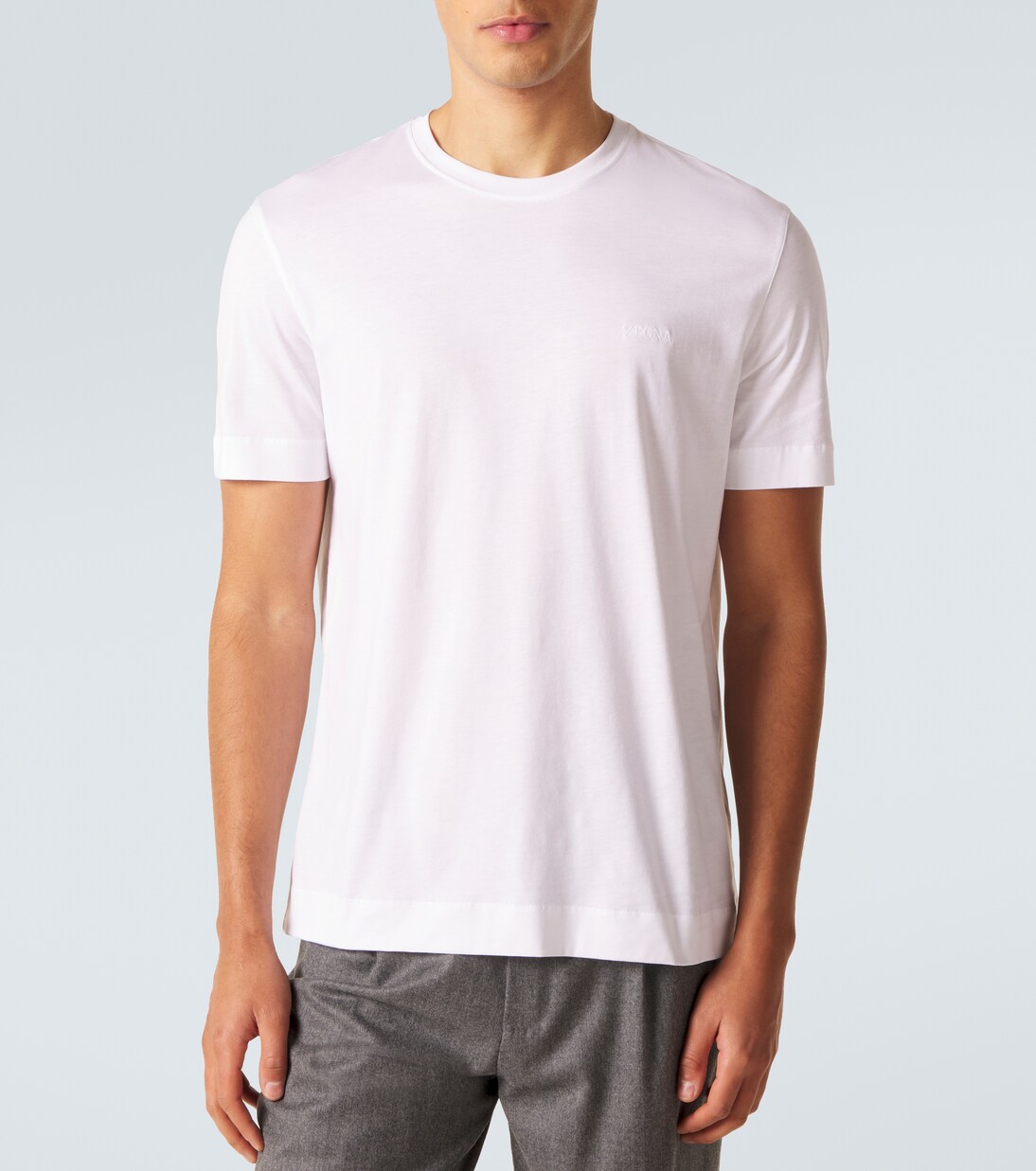 Logo cotton jersey T-shirt | Zegna