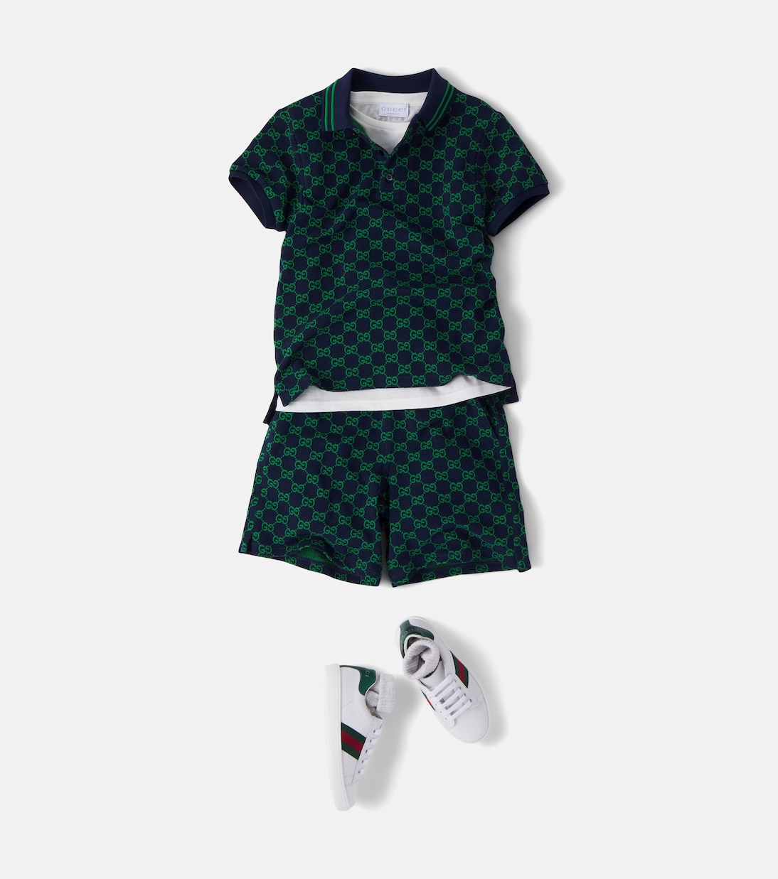 Polohemd GG aus Baumwoll-Piqué | Gucci Kids