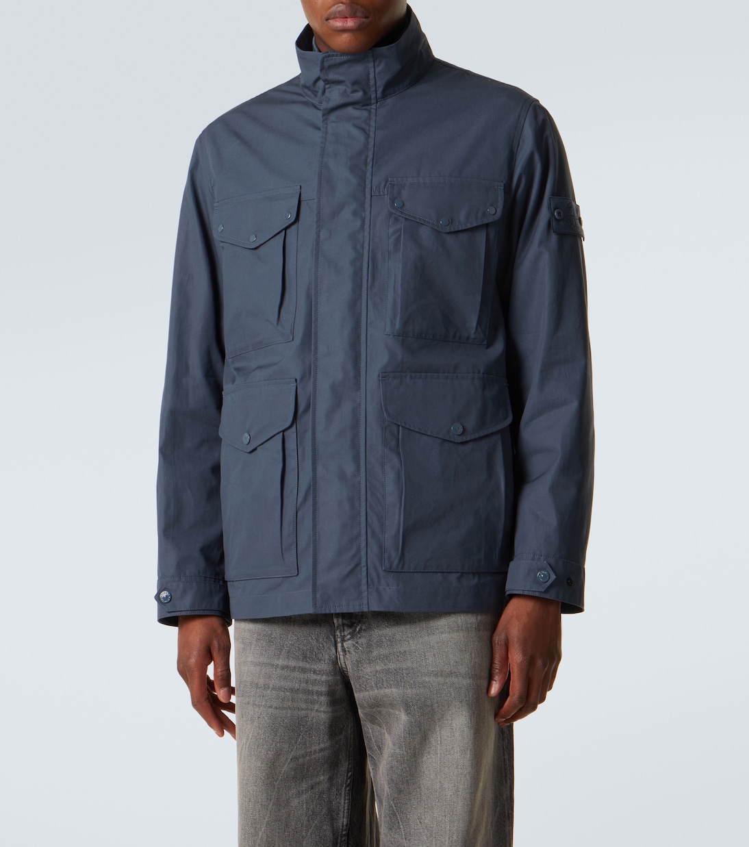 Compass cotton canvas field jacket | Stone Island