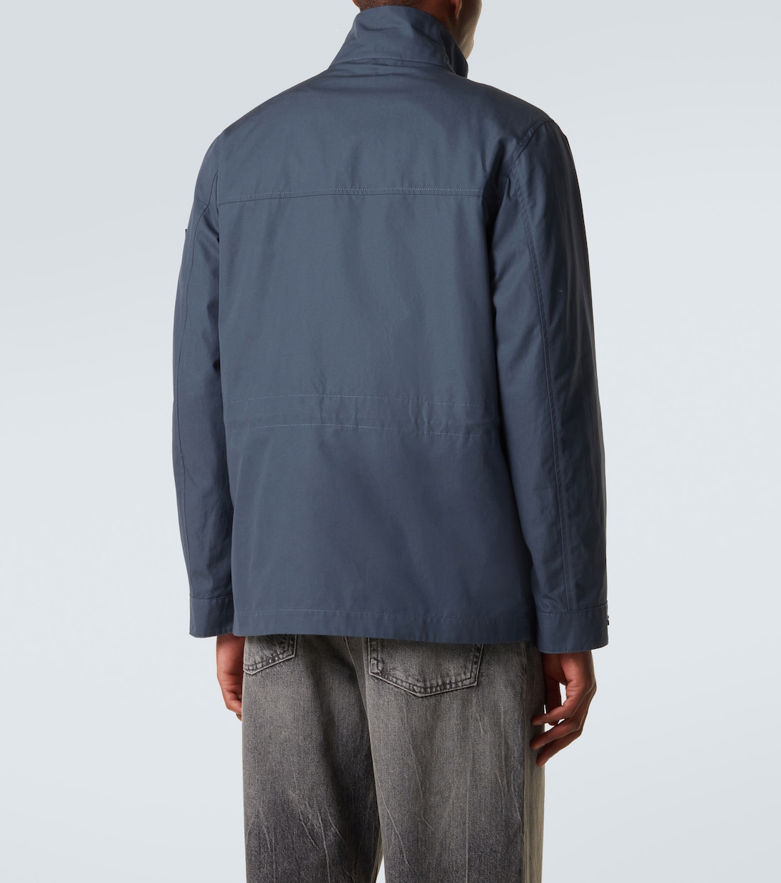 Compass cotton canvas field jacket | Stone Island