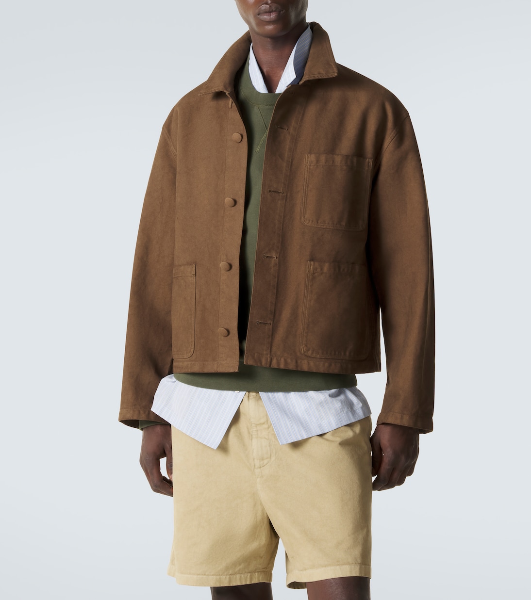 Jacke aus Baumwoll-Twill | Auralee