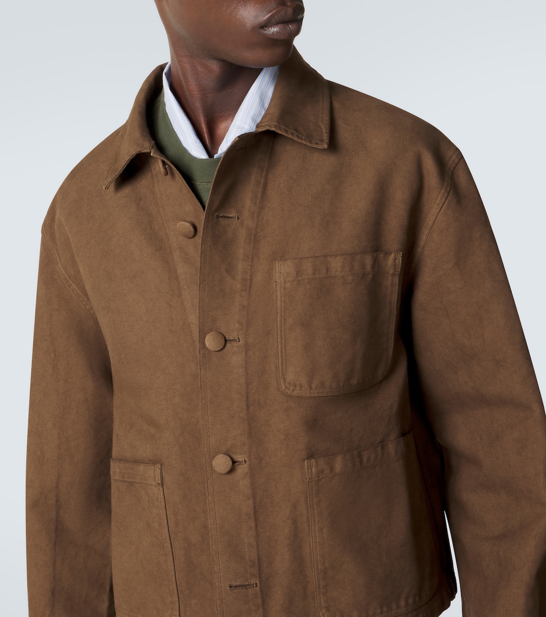 Jacke aus Baumwoll-Twill | Auralee