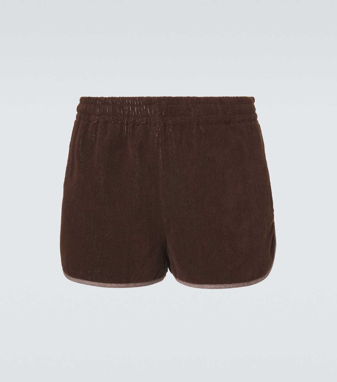 Shorts in spugna di cotone con logo | Versace