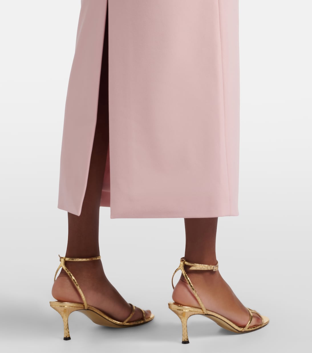 Rhianne satin-trimmed cocktail dress | Solace London