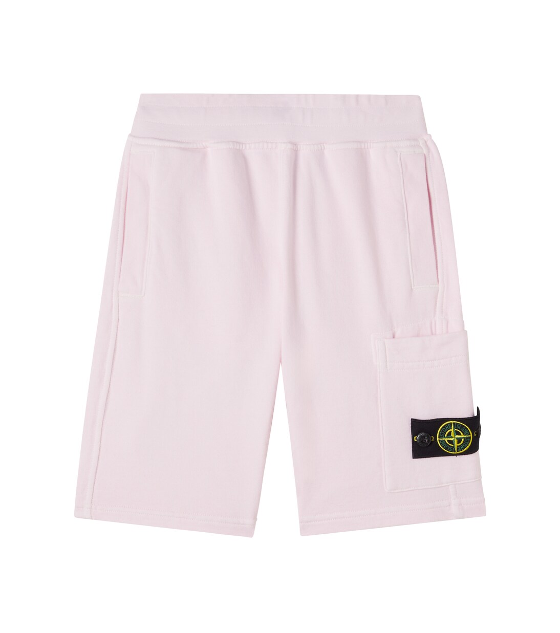 Compass cotton jersey shorts | Stone Island Junior