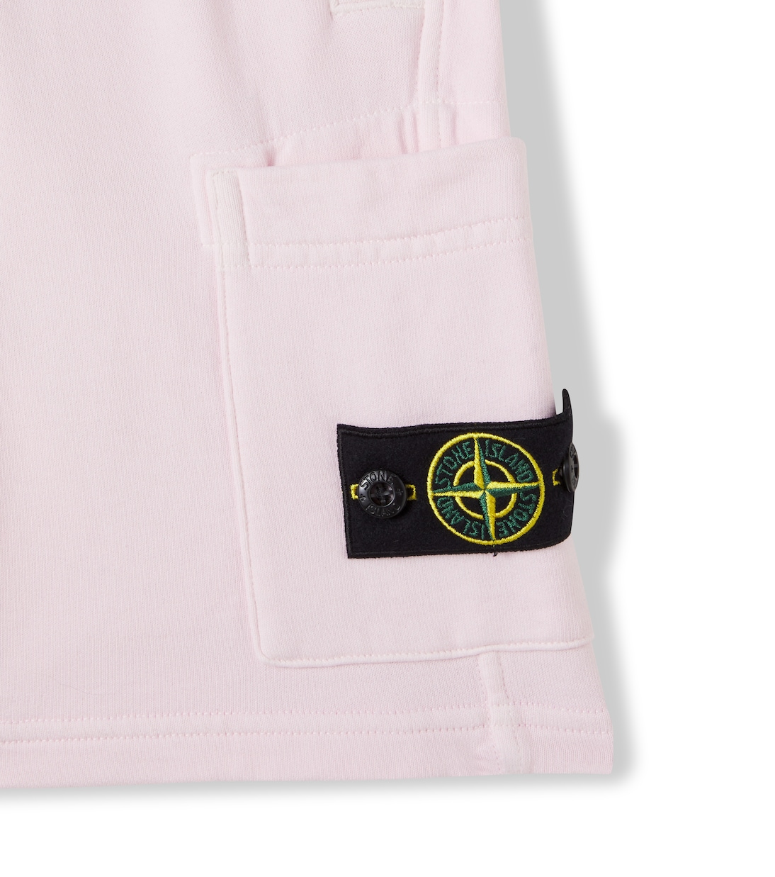 Compass cotton jersey shorts | Stone Island Junior