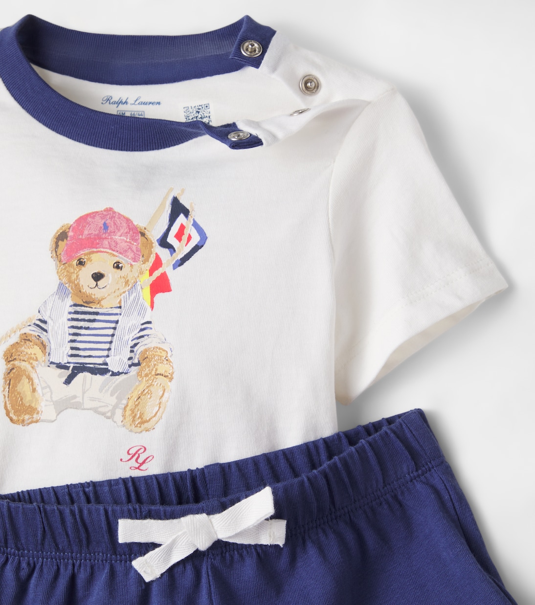 Baby cotton jersey T-shirt and shorts set | Polo Ralph Lauren Kids