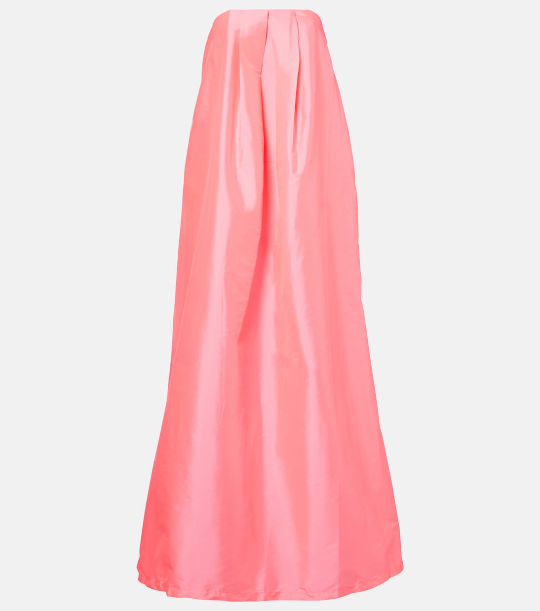 Pleated satin gown | Adriana Degreas