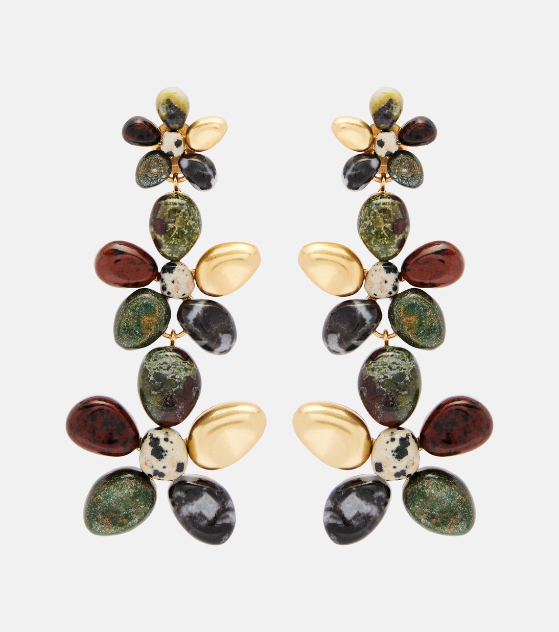 Norma 16kt gold-plated drop earrings | Zimmermann