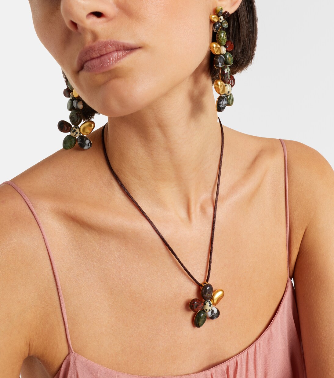 Norma 16kt gold-plated drop earrings | Zimmermann