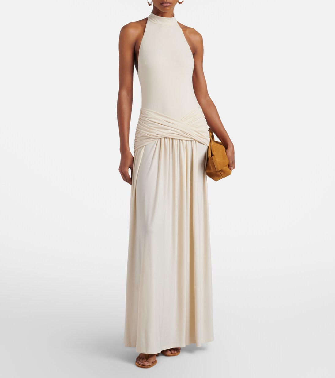 Zoya halterneck maxi dress | Bananhot