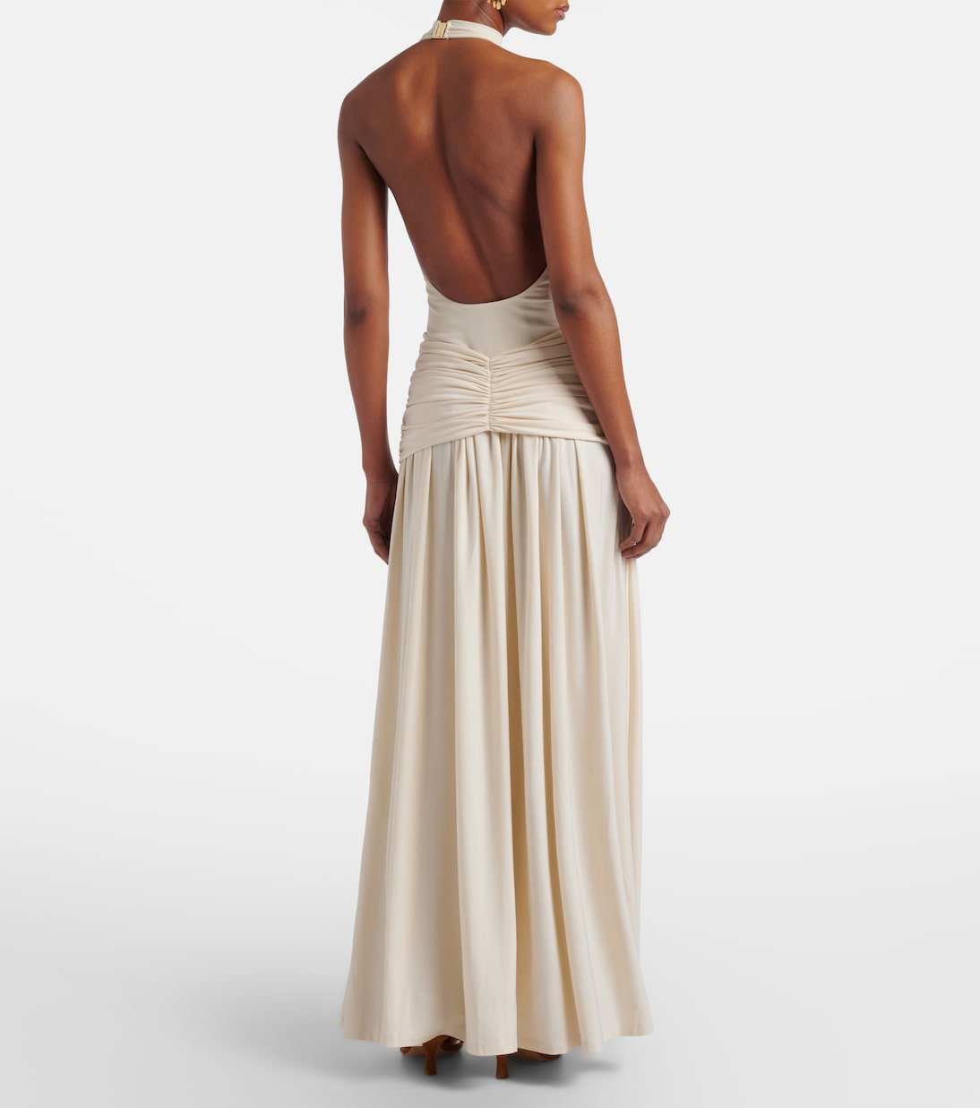 Zoya halterneck maxi dress | Bananhot