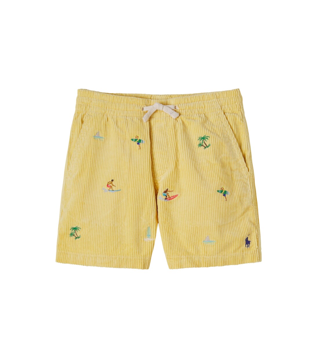 Embroidered cotton corduroy shorts | Polo Ralph Lauren Kids