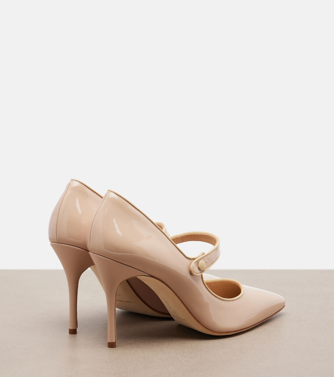 Campari patent leather Mary Jane pumps | Manolo Blahnik