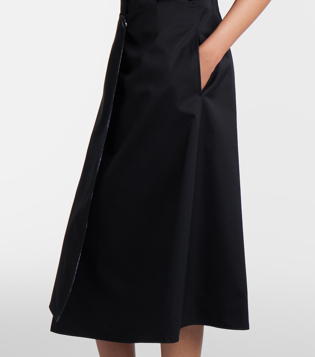 Deconstructed gabardine shirt dress | Loewe