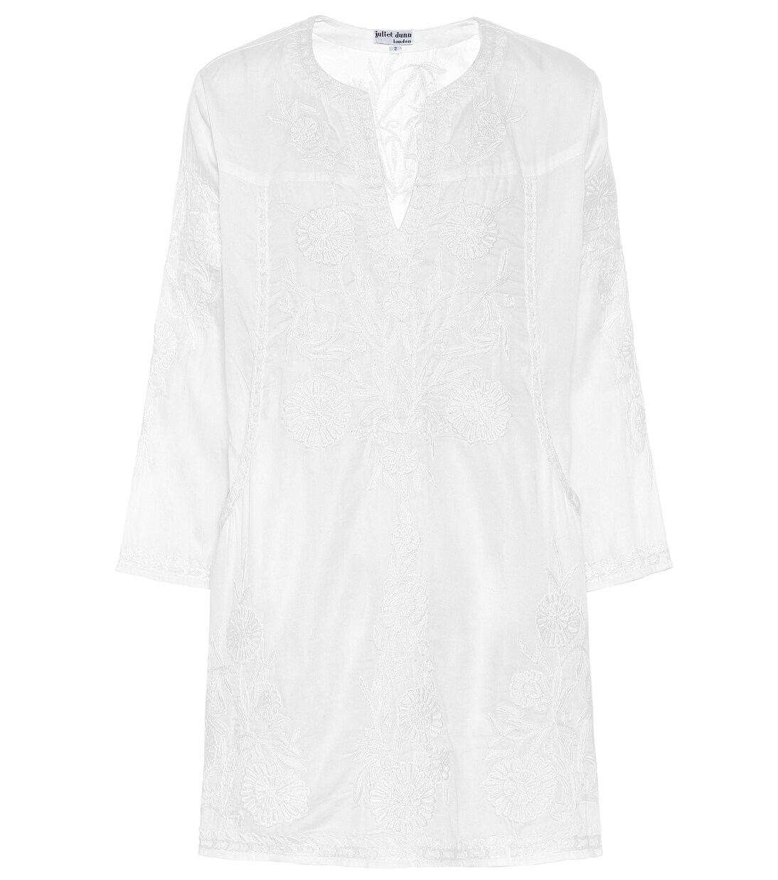 Robe brodée en coton | Juliet Dunn