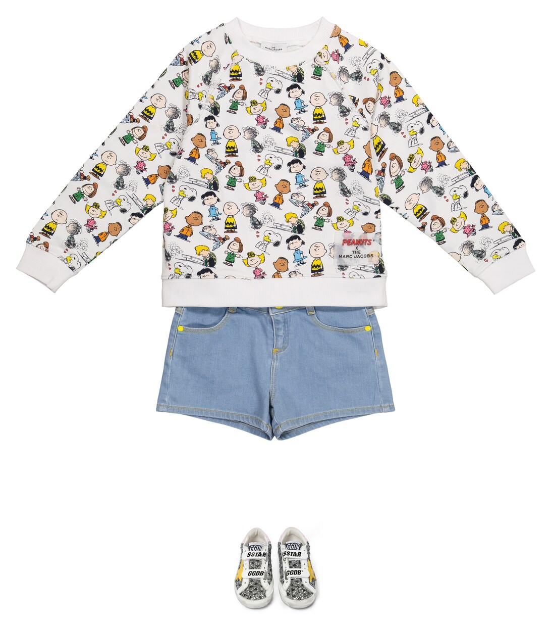 x Peanuts® denim shorts | Marc Jacobs Kids