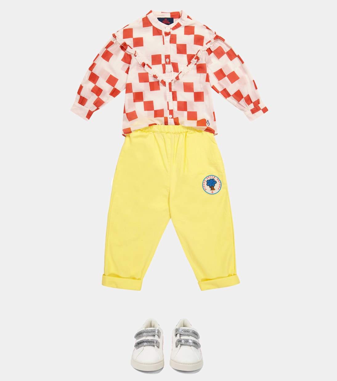 Cuckoo checked cotton blouse | The Animals Observatory