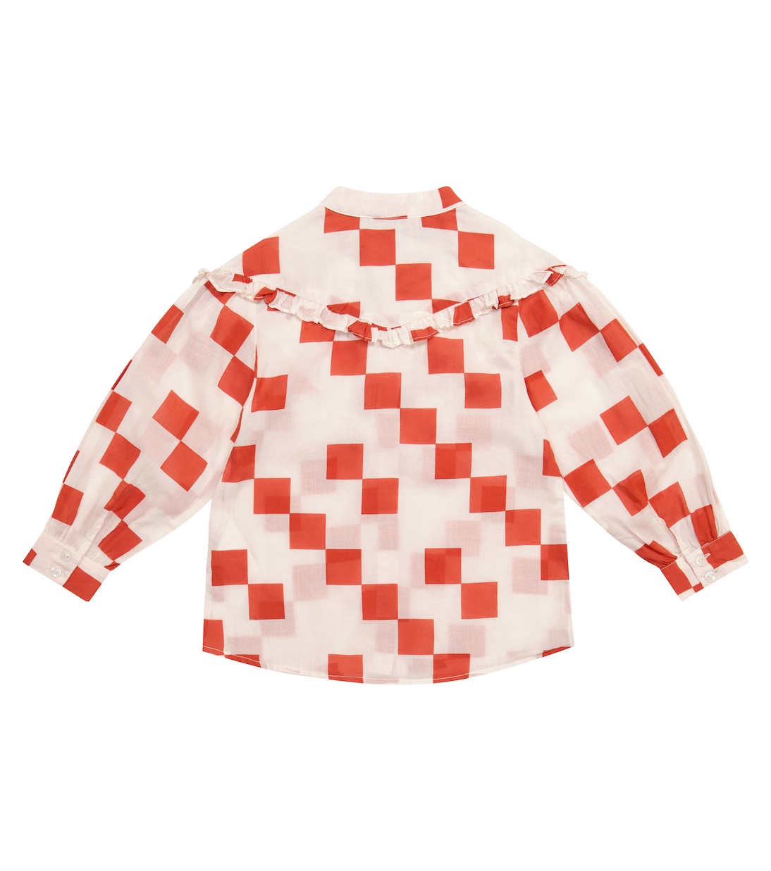 Cuckoo checked cotton blouse | The Animals Observatory