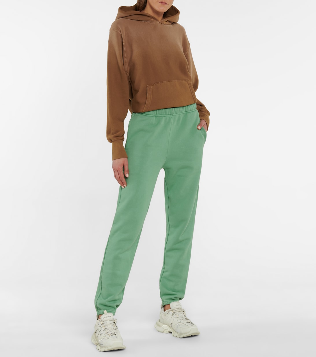 Cotton fleece sweatpants | Les Tien