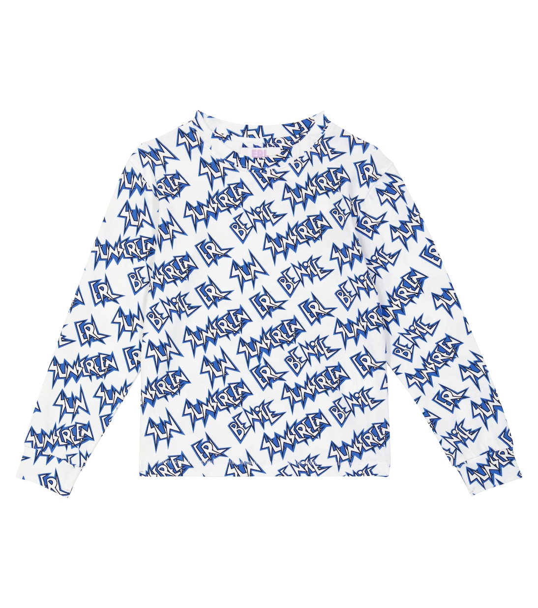 Logo cotton-blend top | ERL Kids