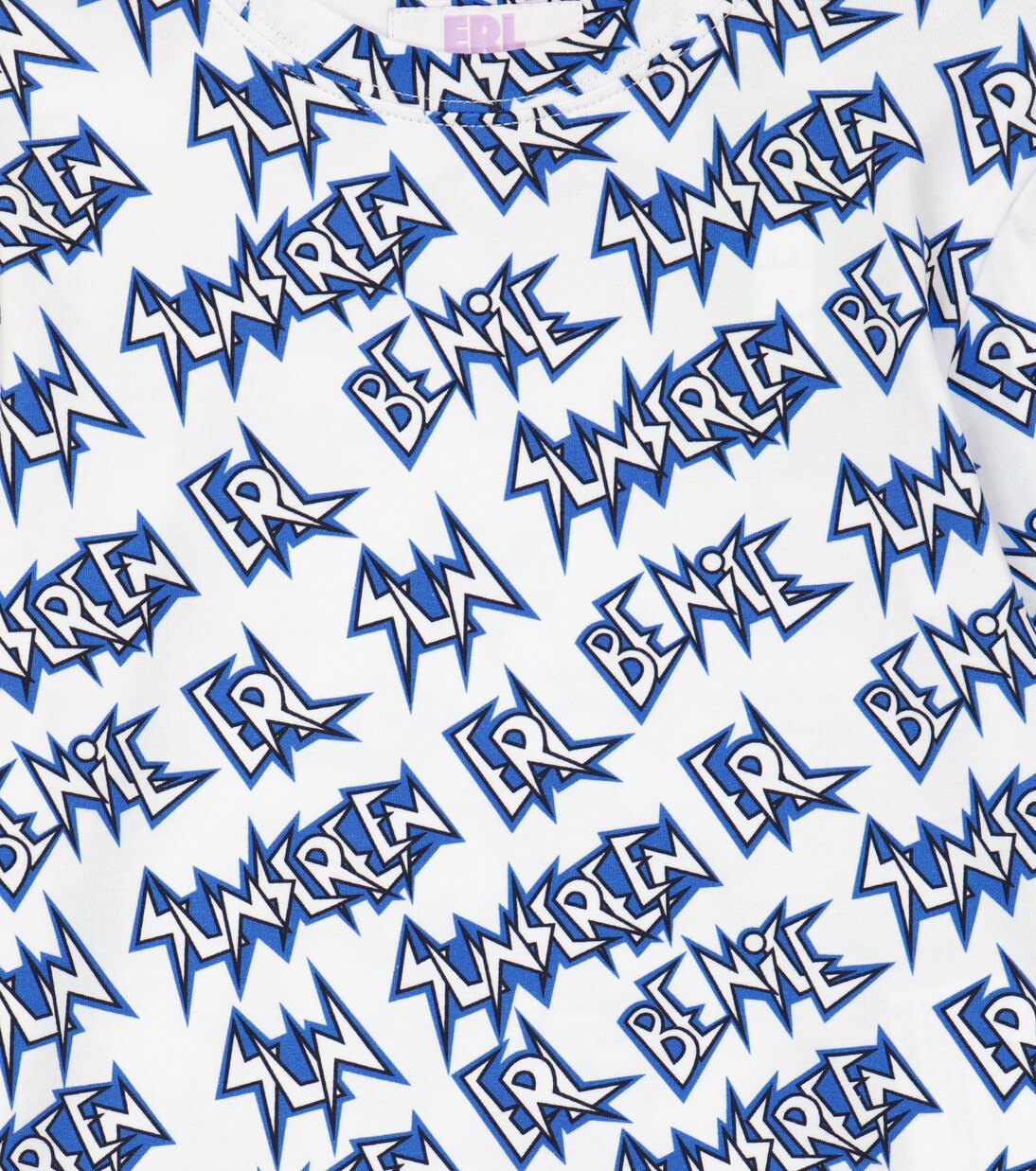 Logo cotton-blend top | ERL Kids