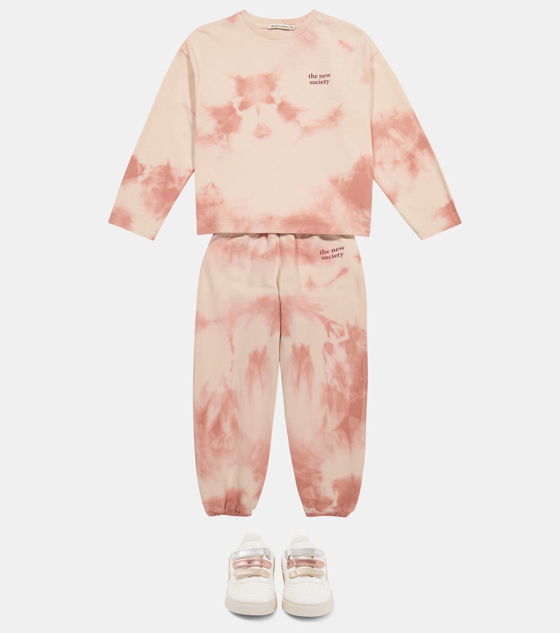 Baylee tie-dye cotton sweatpants | The New Society