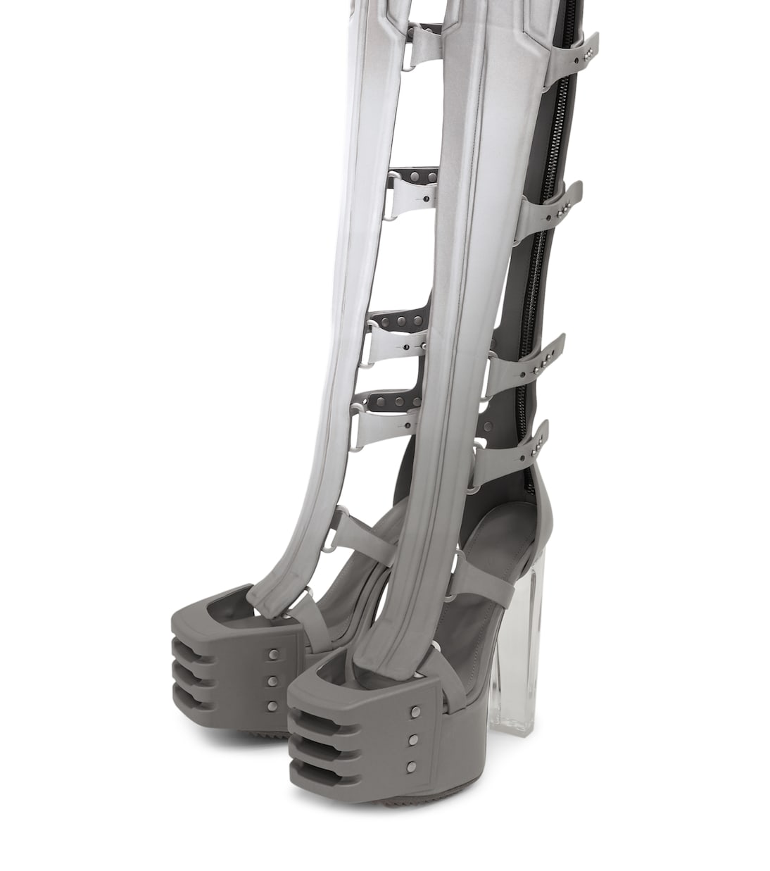 Overknee-Plateaustiefel Spartans | Rick Owens