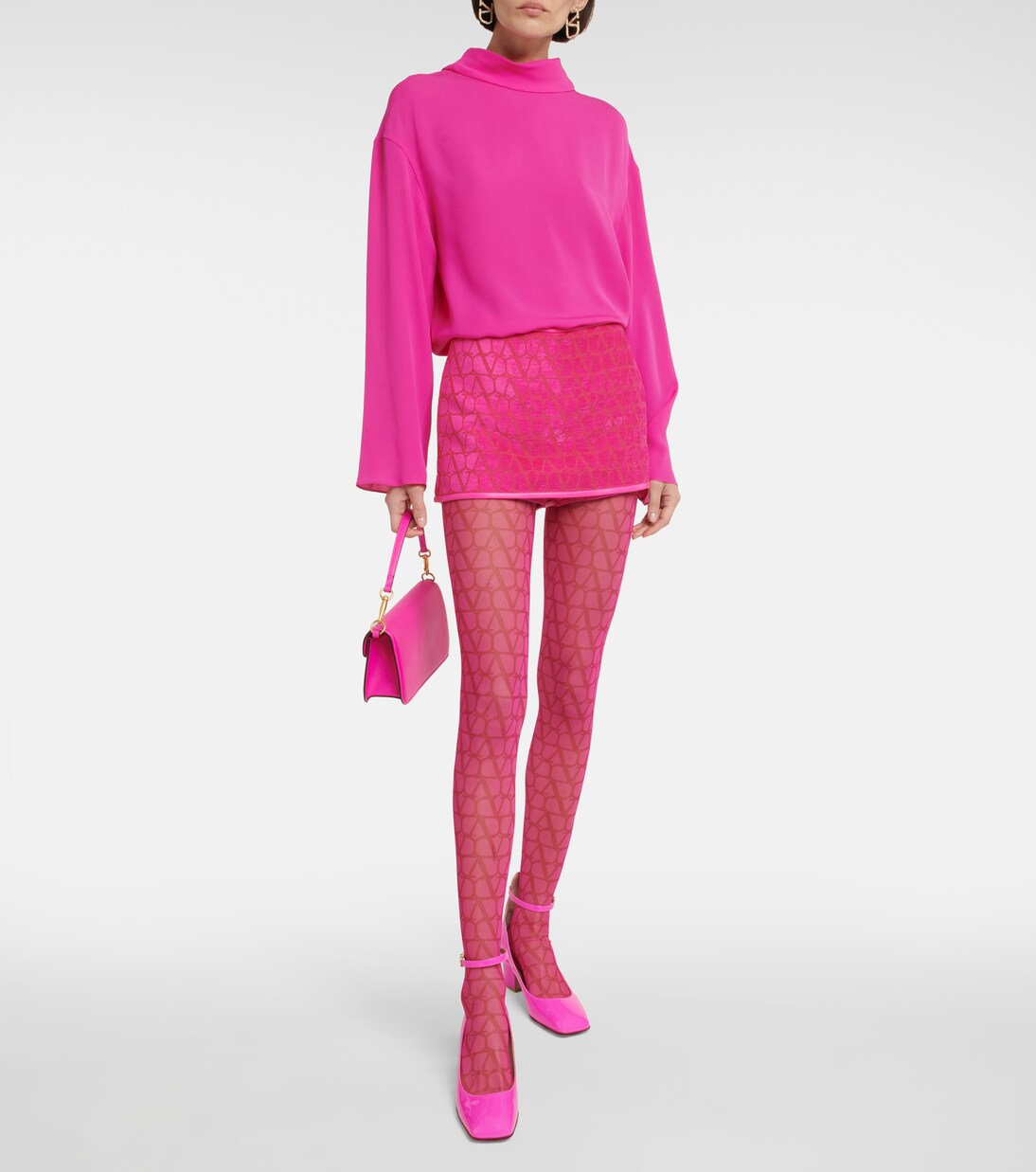 Minifalda Toile Iconographe de terciopelo | Valentino