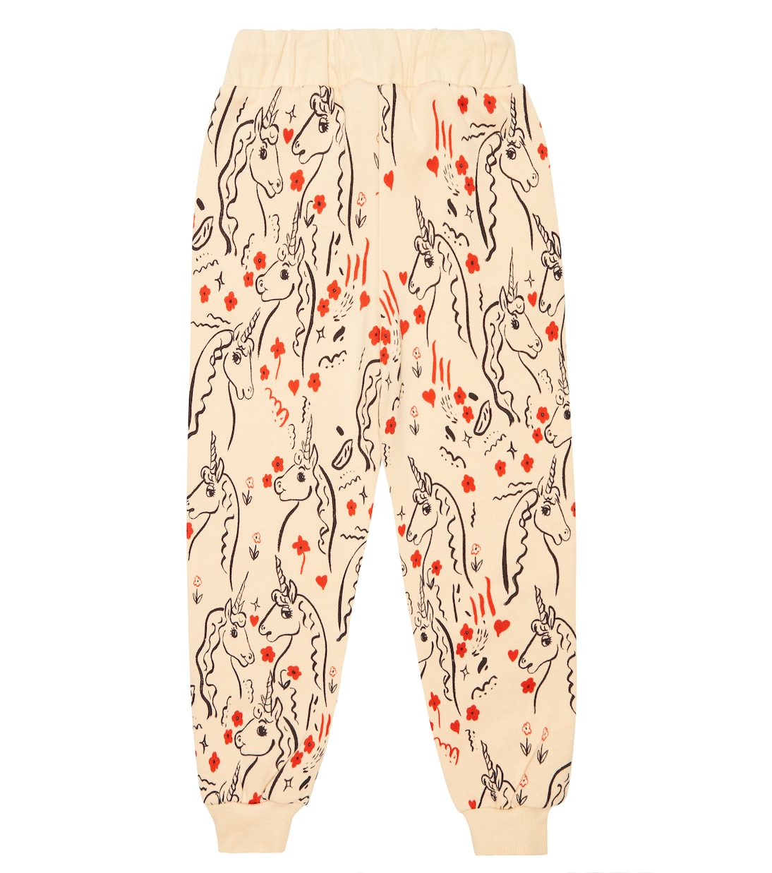 Printed cotton sweatpants | Mini Rodini