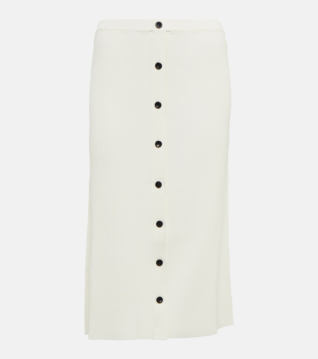 Rib-knit high-rise midi skirt | Proenza Schouler