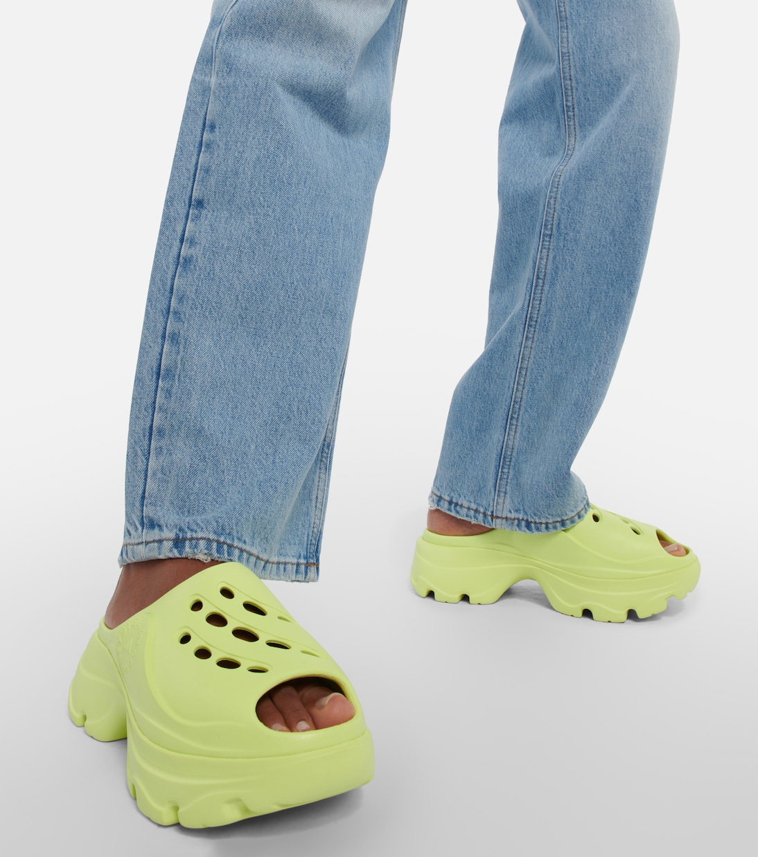 Plateau-Pantoletten | Adidas by Stella McCartney