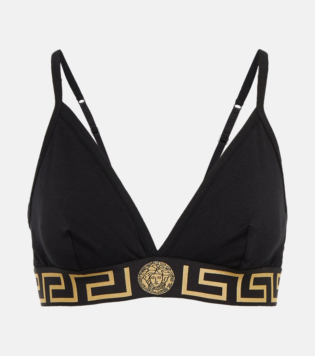 Bralette Greca Border aus Baumwolle | Versace