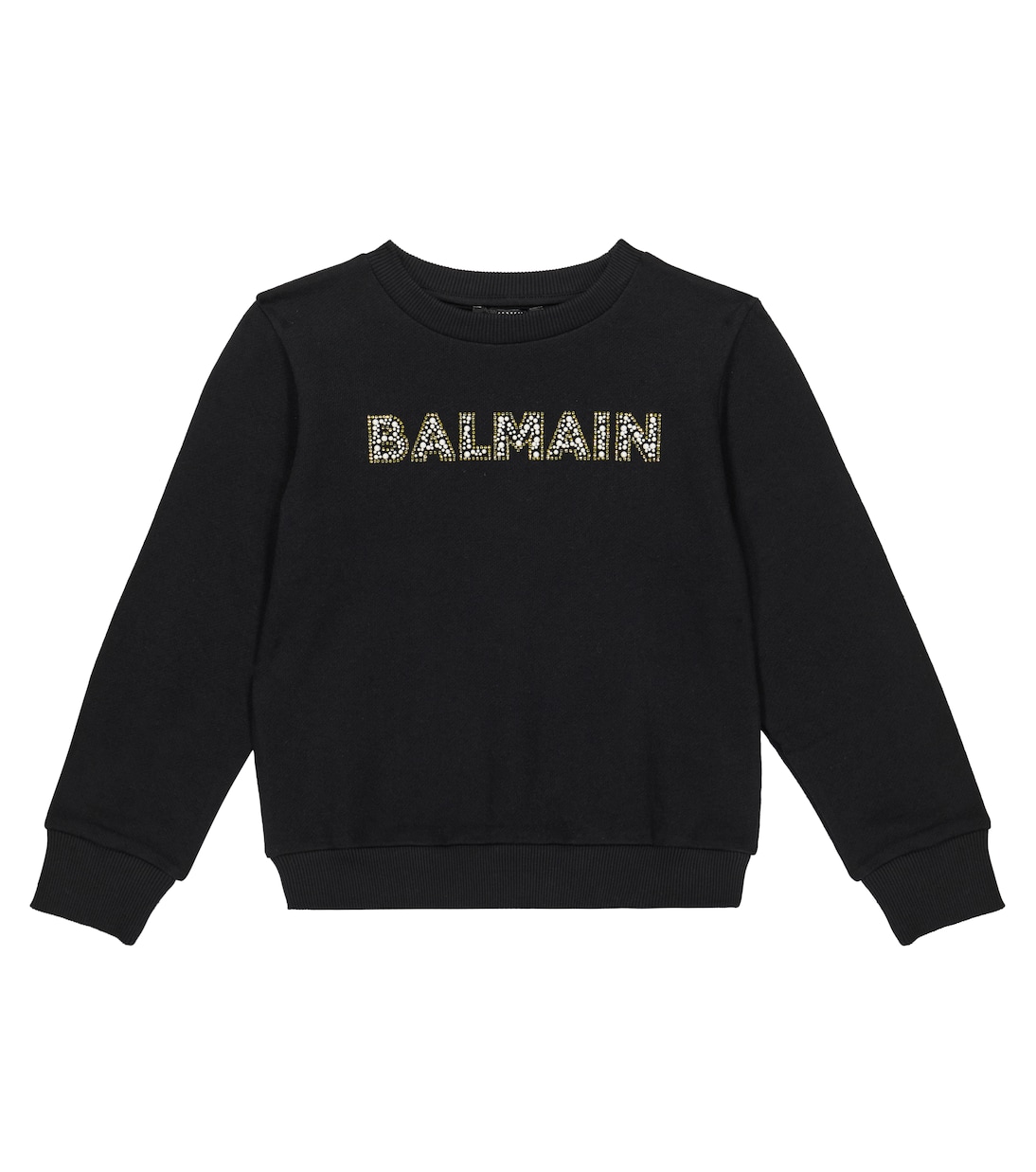 Sweat-shirt en coton à logo | Balmain Kids