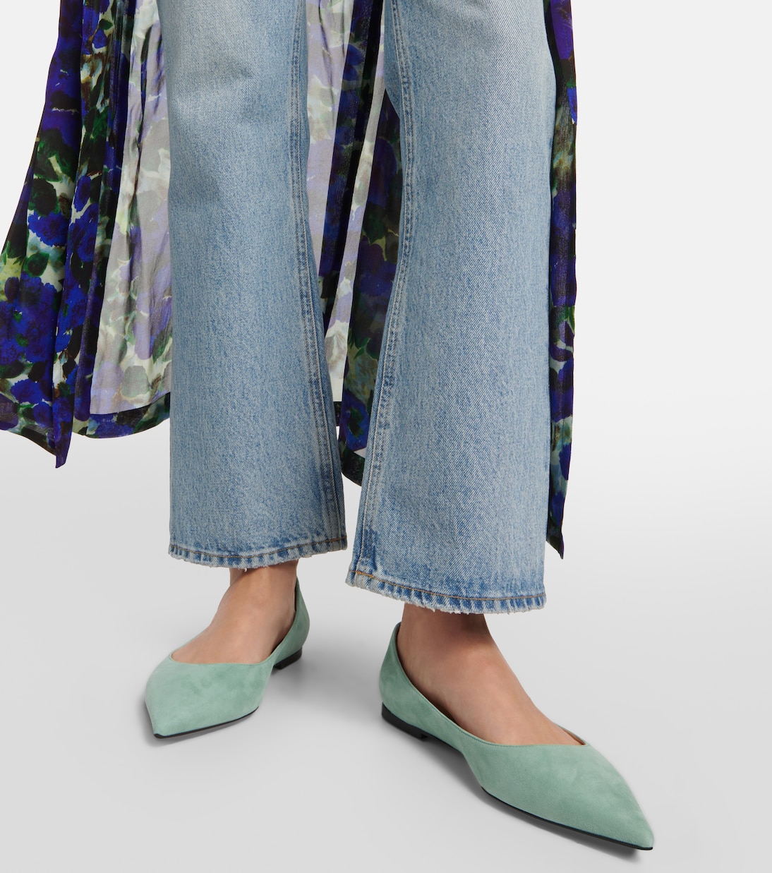 Love suede ballet flats | Jimmy Choo